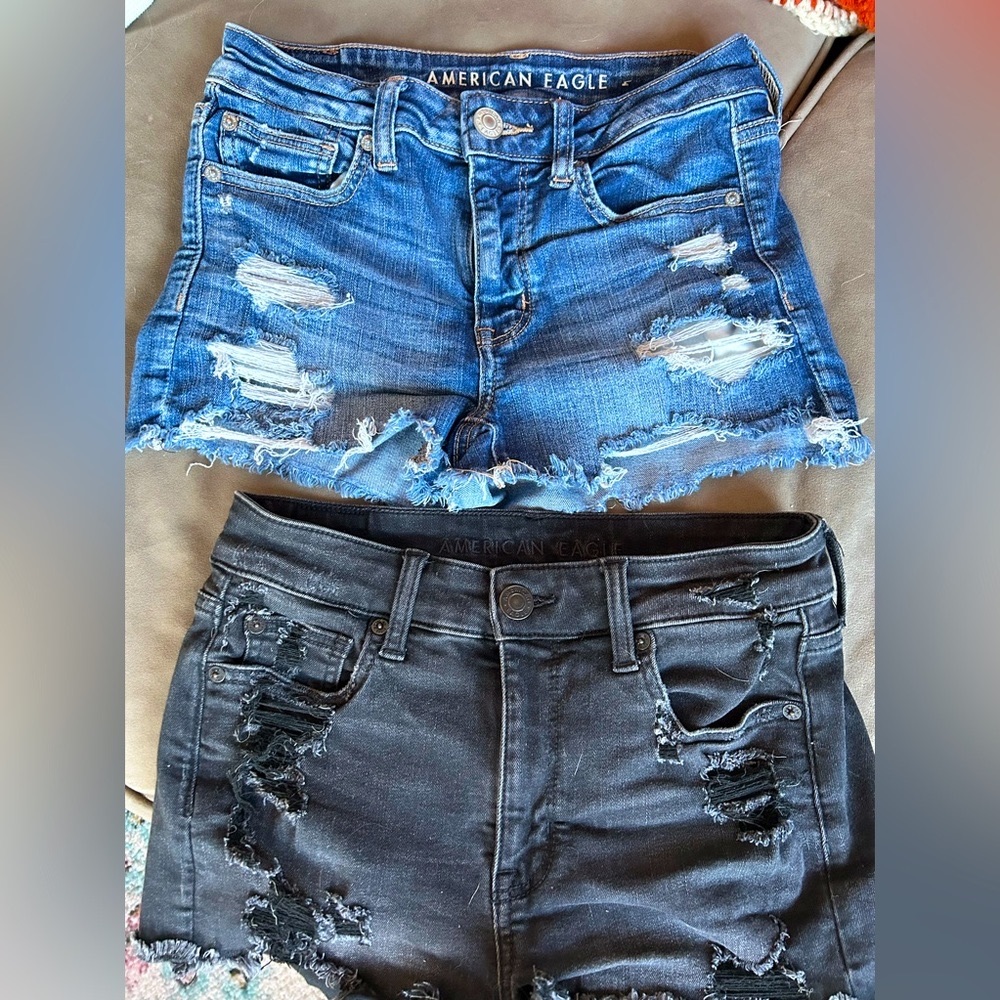 AE DENIM SHORTS 2 pair for $30